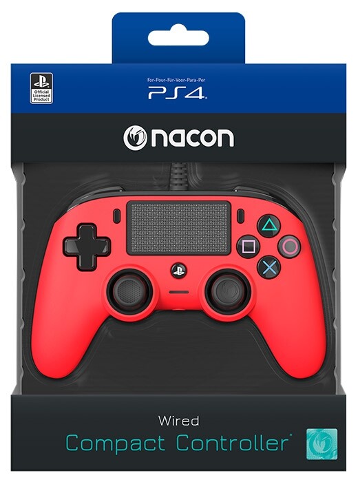 NACON Controller Wired Rosso PS4 Playstation 4 NACON - 2