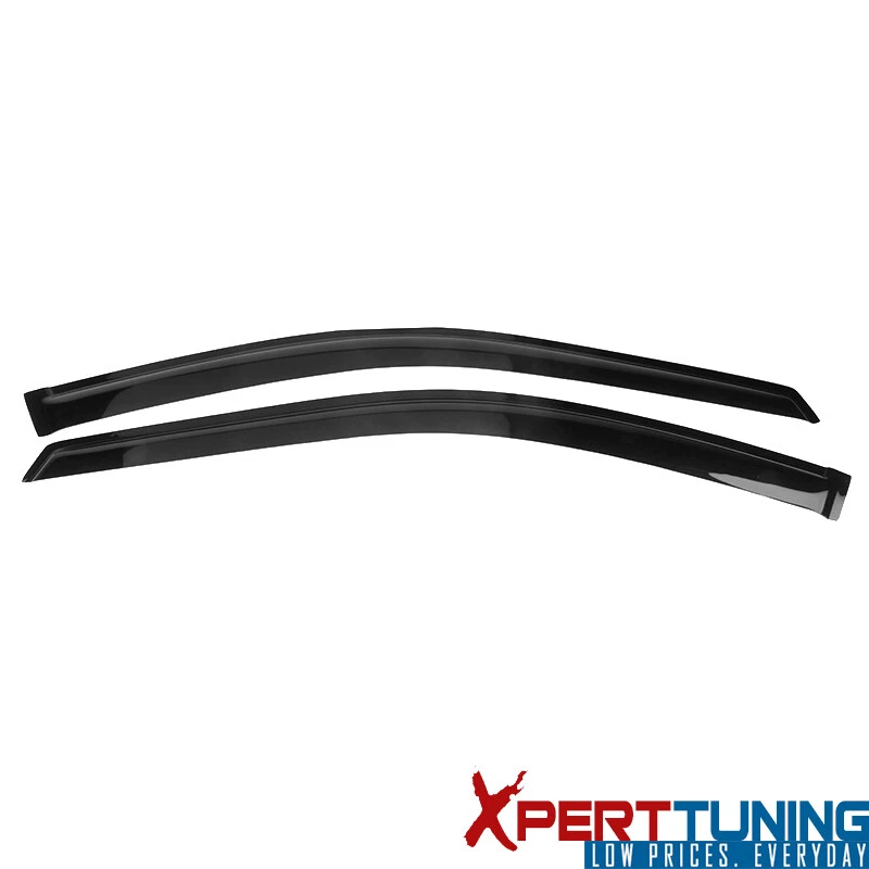 Compatível com 08-13 Nissan Altima D32 viseiras de janela ventilação protetor contra chuva fita acrílica 2 peças - Imagem 2 de 4