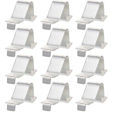 12Pcs Metal Shelf Supports Cabinet Clip Adjustable Clips Shelving Clamp Bracket