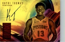 2018-19 Court Kings Fresh Paint Autographs Ruby #3 Khyri Thomas Auto /99 - NM-MT