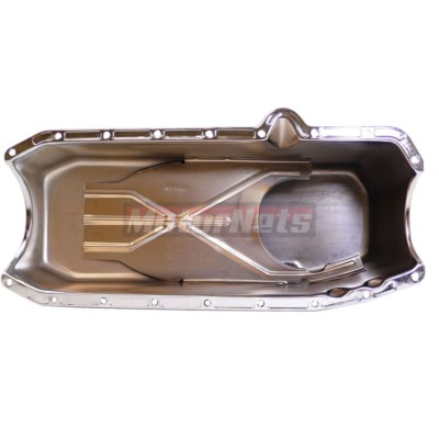 1980 85 CHEVY SMALL BLOCK 267 283 305 327 350 ALUMINUM STOCK CAPACITY Oil Pan Retro Finned Copper