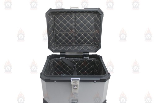 Plata "Caja superior con bloqueo apto para Royal Enfield todas las motocicletas" - Imagen 6 de 13