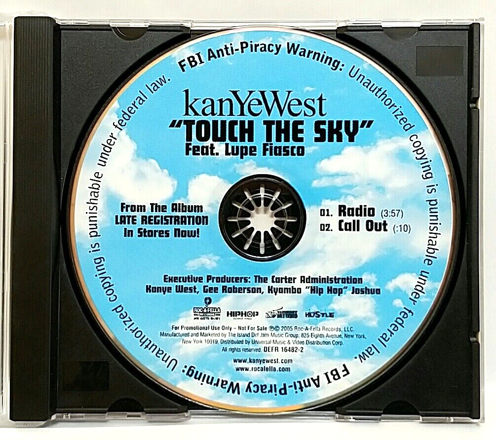 CD) Kanye West Feat. Lupe Fiasco –Touch The Sky, Promo, DEFR16482