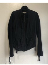 Greg Lauren Woman's Vintage Us Army E-5 Tent & Jacket Coat Size 3 Black Goth