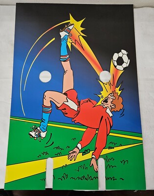 Sports Blaster EXTREME Double Sided PLAYFIELD Soccer & Snowboarding 15.5'' x 23''