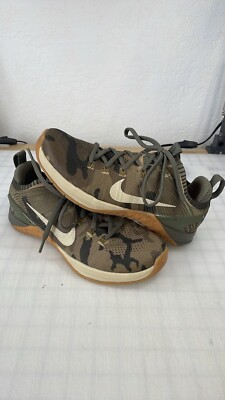 Nike Metcon DSX Flyknit Camo Military Army training sneaker Size