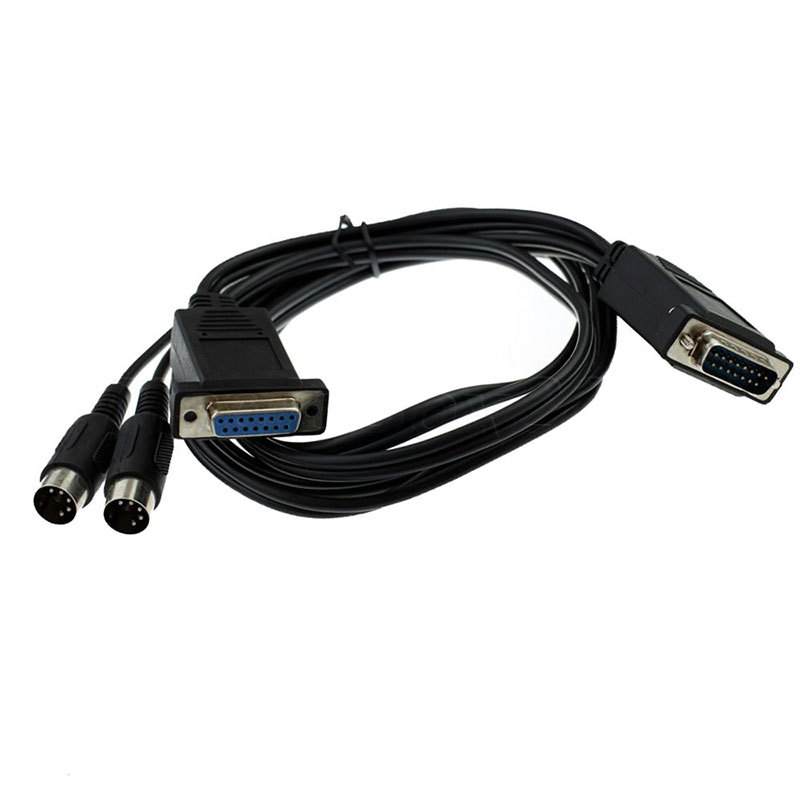 MIDI Joystick Cable Wire Cord Game Port DB15 DIN 5 Pin Sound Card Wire/Cord 1.8M - Picture 4 of 4