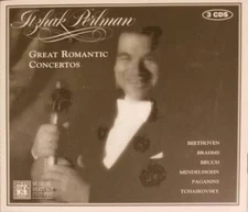 Great Romantic Concertos - Audio CD By itzhak perlman - VERY GOOD