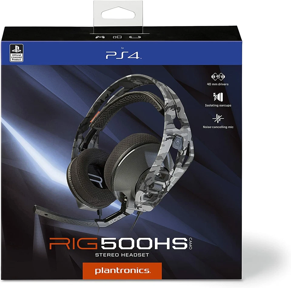 Plantronics RIG 500HS Gaming Headset - Camo (Xbox One, Series X|S, PS4, PS5) - Image 2 of 4