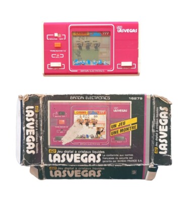 *HH* Bandai Electronics Lasvegas 16279 Game Video Game Console Vintage LCD Game
