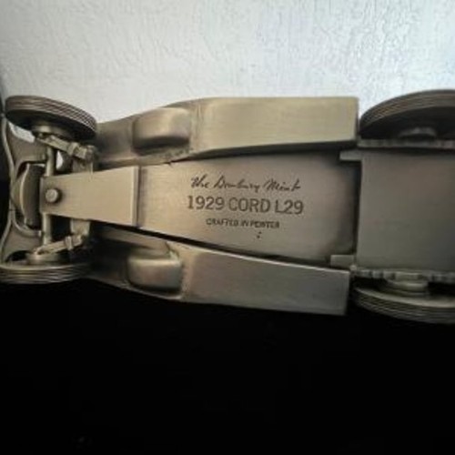 Danbury Mint 1929 Cord L29 Pewter Car - Picture 4 of 4