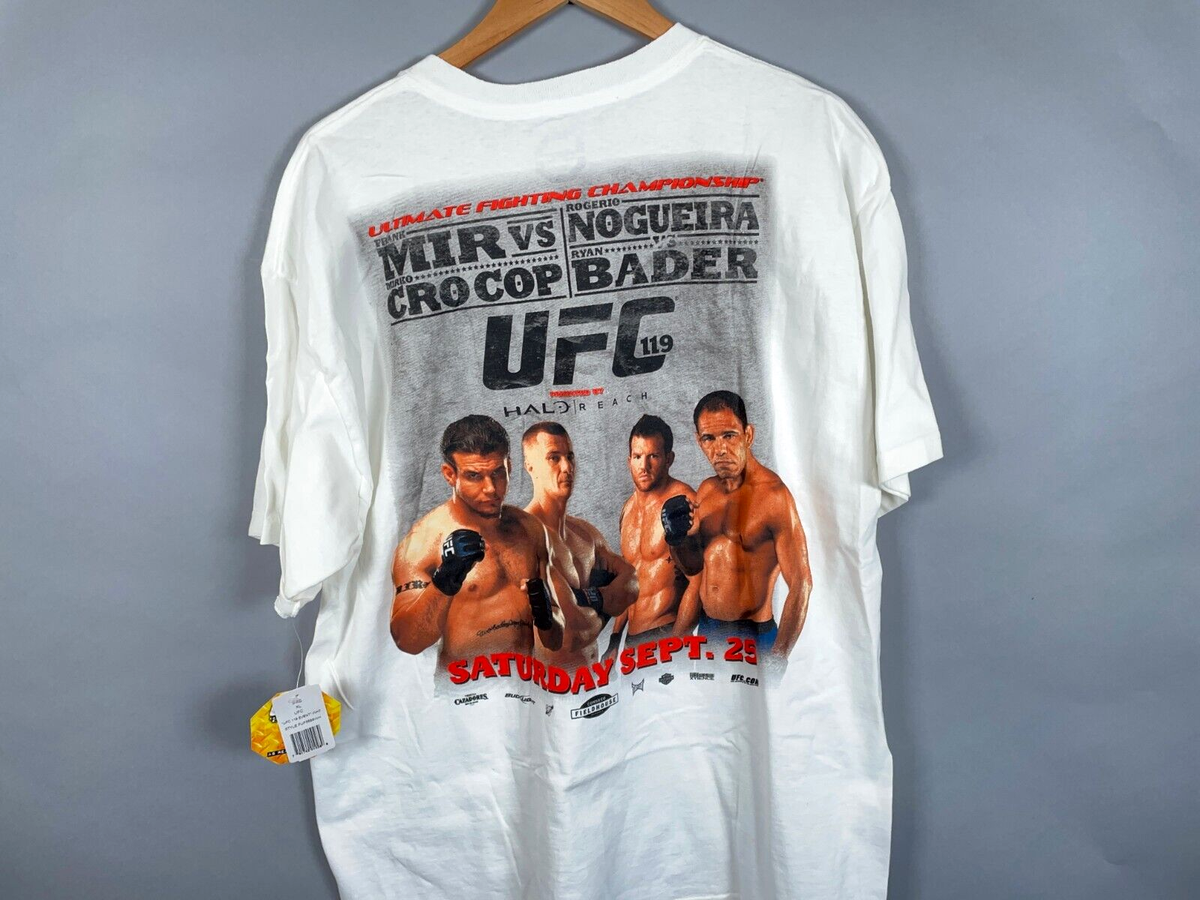Unworn UFC 119 T-Shirt Adult XL White Double Sided Frank Mir