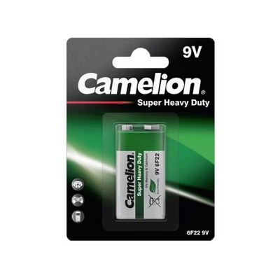 Camelion Super Heavy Duty Batterie 9V E-Block Zink-Kohle 9 Volt Blister