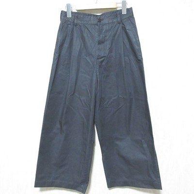 SOFIE D'HOORE Cotton Wide Pants, Size 34, Navy Women USED
