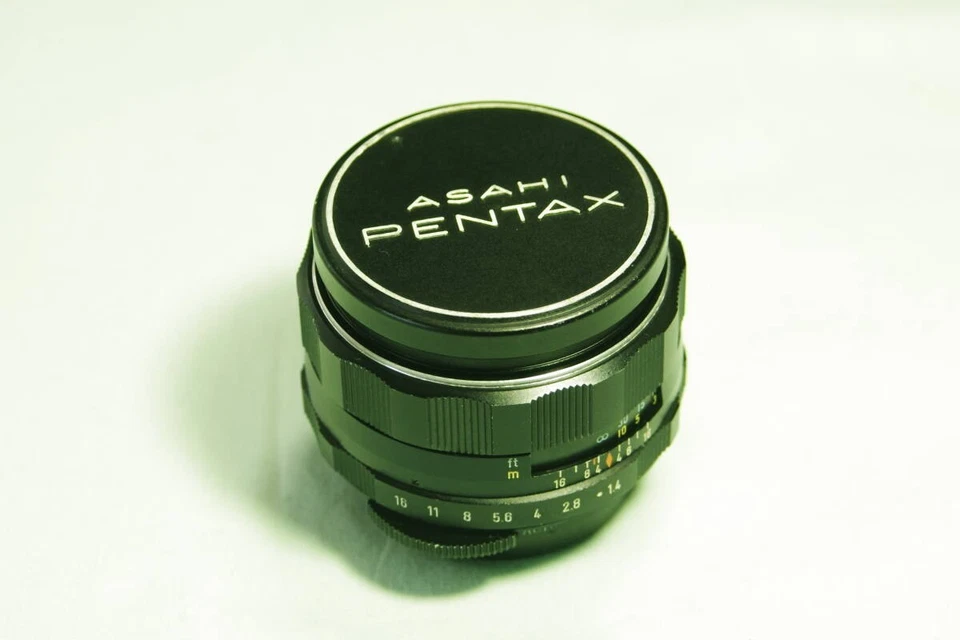 LENTE PENTAX Super-Takumar 50 mm f/1,4 MF de Japón 3716547 montura M42 casi nueva Foto 4 de 4