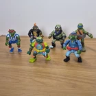 Vintage 1991-92 TMNT Action Figure Lot of 6 - Rare Variants - Semi-Complete