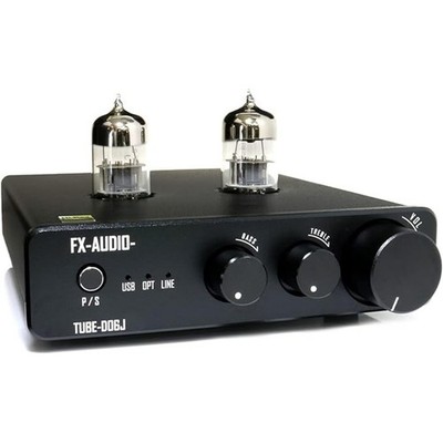 FX-Audio TUBE-D06J Röhrenvorverstärker Hi-Res DAC USB Optisch Analog...