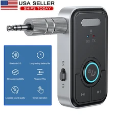 Universal Bluetooth Audio Adapter TX/RX - Lag-Free HiFi Sound for Car Home TV PC