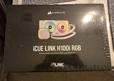 CORSAIR iCUE Link H100i RGB Liquid CPU Cooler - 240mm AIO - White
