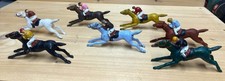 Vintage 1960’s  Escalado Racing Game Spare Metal Horses x 7 great condition