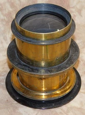 RJ Beck Brass Large Format Lens 18"