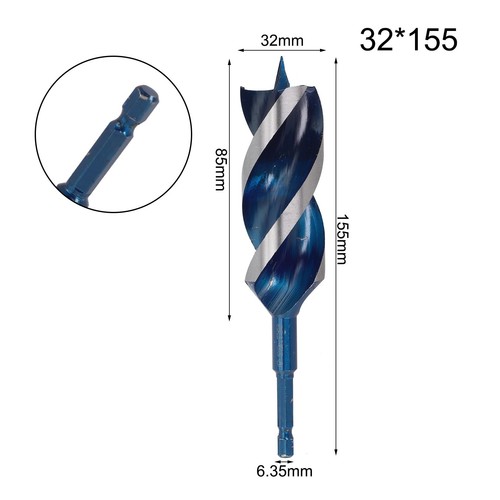 Auger Drill Bit 3 Slot Drill Bit Drilling Operations Precise Hole Positioning - Bild 10 von 50