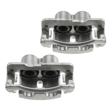 Brake Caliper Front L R for GMC Chevy Cad M10x1.5 2 Piston Silver Zinc 18-P4728