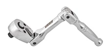 JEGS 81323 Dual Flex Ratchet 3/8 in. Drive 72 Gear Teeth Polished Chrome Molybde