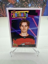 2020/21 Upper Deck Series 1 JACK HUGHES UD Portraits P-35 DEVILS