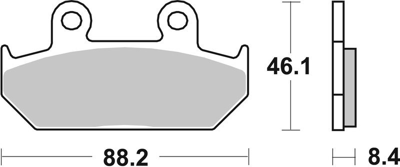 Plaquettes Brembo route 07HO23SA plus de fading ni perte de freinage sous la pluie