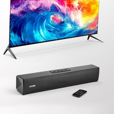 VEVOR Barre de Son pour Smart TV 2.0 Canaux Bluetooth TV Haut-Parleur 80W 450mm