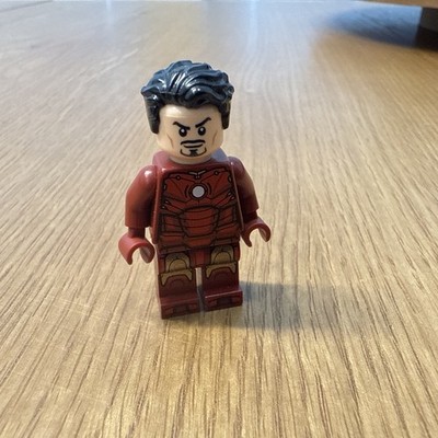 Lego Iron Man Minifigure Mark 3 Armor Marvel The Infinity Saga 76190 No Helmet**