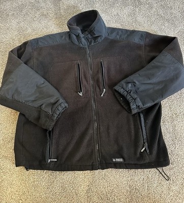 Misty Mountain Jacket Mens XXL BLACK Outerwear Fleece FULL ZIP POCKETS