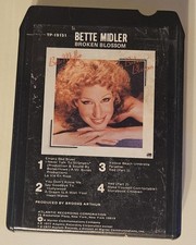 Bette Midler - Broken Blossom - 8 Track Tape 1977 - ⚔️B&B 