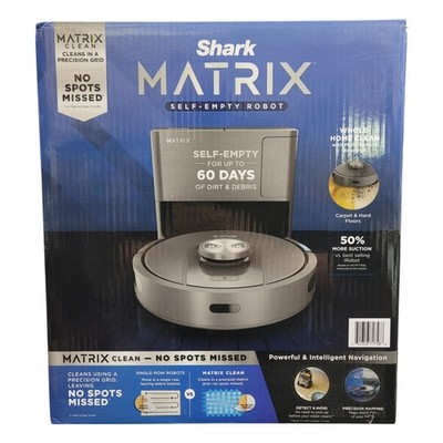 Shark Matrix Self Emptying Robot Vacuum with 60 Day Capacity, Precision Mapping