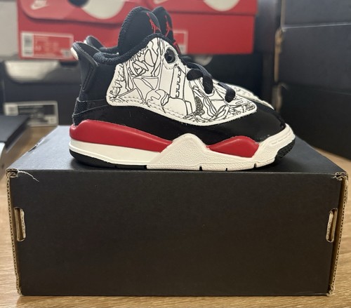 NIKE Air Jordan Dub Zero Retro Shoes Sneakers DV1358-162 Boys Toddler Size 4C - Picture 2 of 6