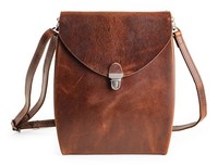 Harold's Fold Handbag Clutch Up UmhäNgetasche Tasche Brown Dunkelbraun Neu