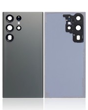 Back Cover Glass With Camera Lens Compatible with Galaxy S23 Ultra 5G No Logo