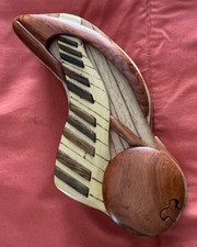 Note and Keyboard - Secret Wooden Puzzle Box