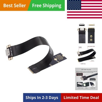 2280 NGFF PCI-E4.0 M.2 M-Key to Oculink SFF-8612 SFF-8611 Host Cable 15cm for...