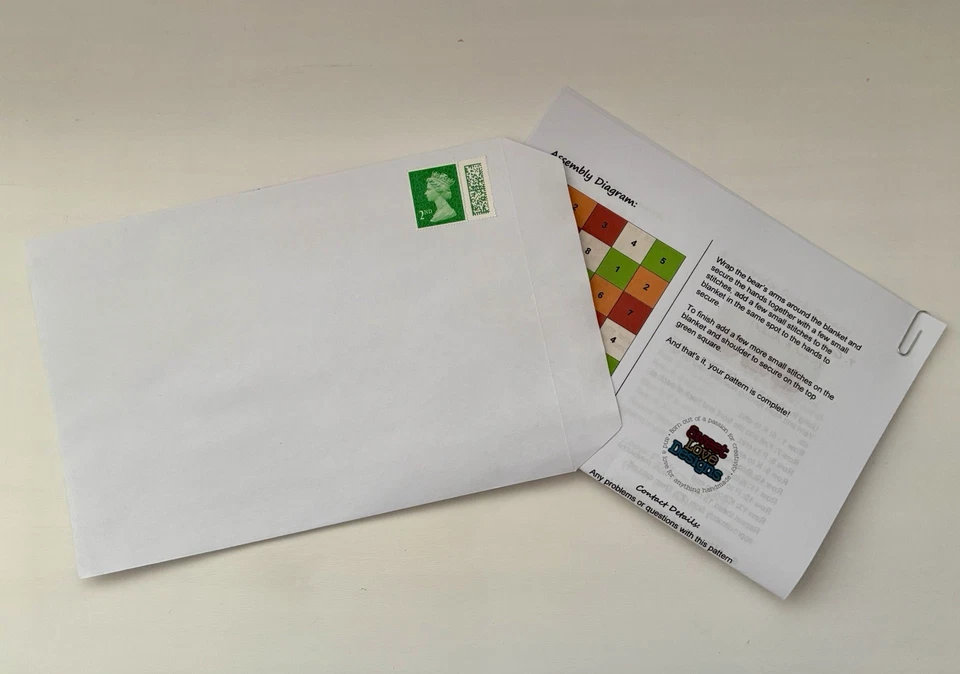 Knitting  Pattern Instructions To Make "Woody" Brown Toy Bear - Image 3 of 4