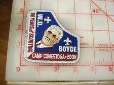 Camp Conestoga 2008 collectible camp W.D. BOYCE patch (mQ)