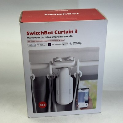 SwitchBot Curtain 3 (Rod) Automatic Opener Bluetooth WiFi App Alexa Google Home
