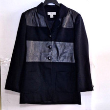 A Dress Barn Vintage Women's Wool Blazer Jacket Career Professional Sz 12 As-Is