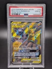 2019 POKEMON SUN & MOON TEAM UP #162 FULL ART/PIKACHU & ZEKROM GX PSA 10