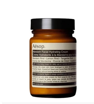 Mandarin Facial Hydrating Cream by Aesop for Unisex - LARGE JAR 4.1 oz Cream