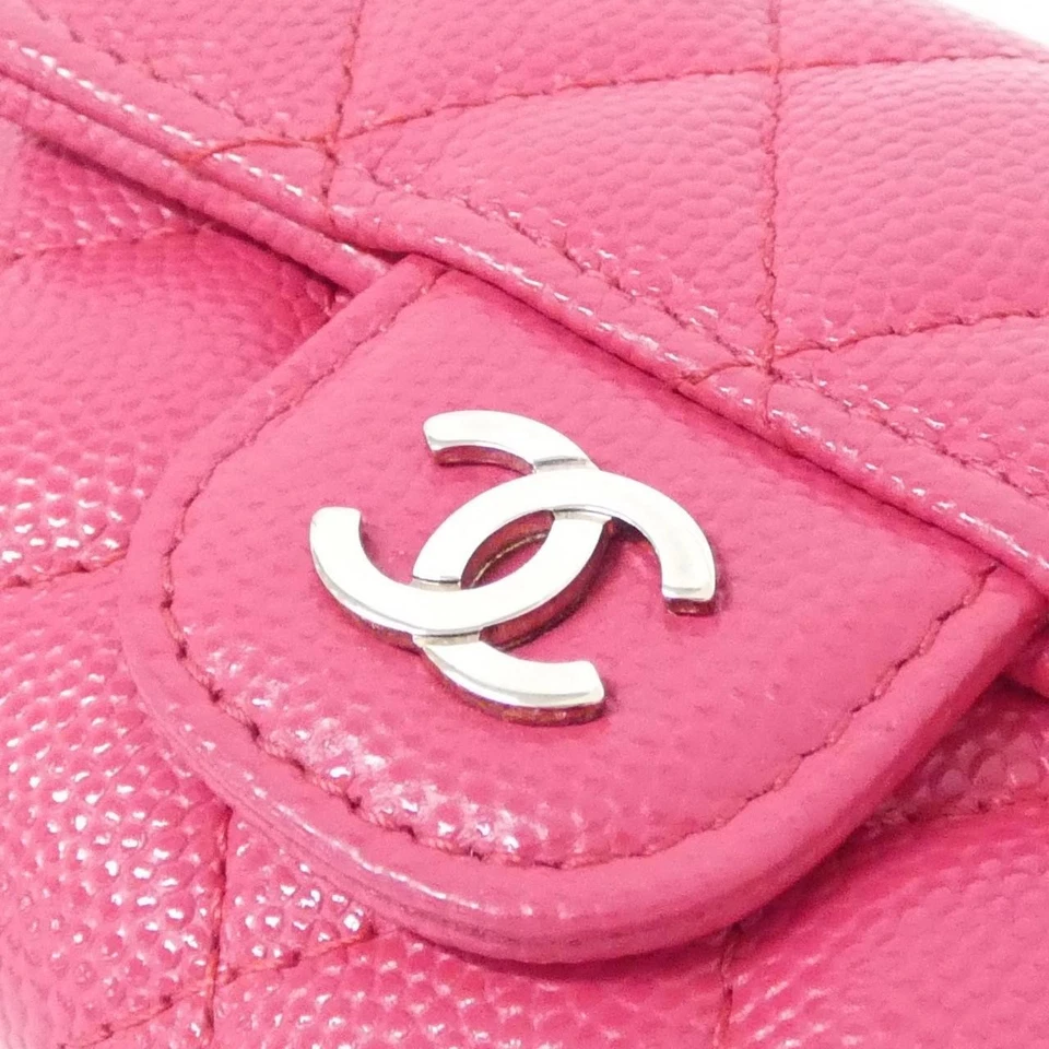 Auténtico estuche para llaves Chanel Timeless Classic Line AP0222 #260-008-054-9116 Foto 4 de 4