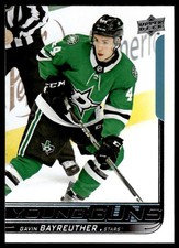 2018-19 Upper Deck Young Guns Gavin Bayreuther Rookie Dallas Stars #467 R106