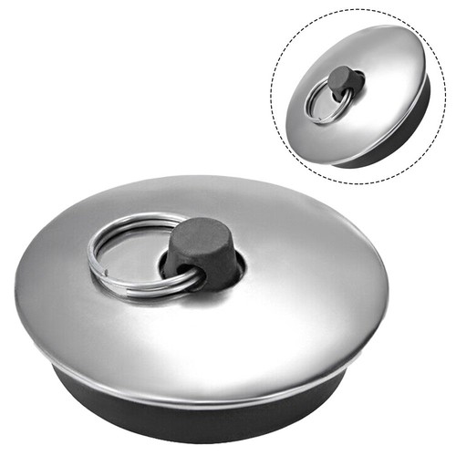 Lavello IN Gomma Spina Tappo di Scarico Per 40mm for Vasca Cucina Acqua Blocca - Foto 2 di 12