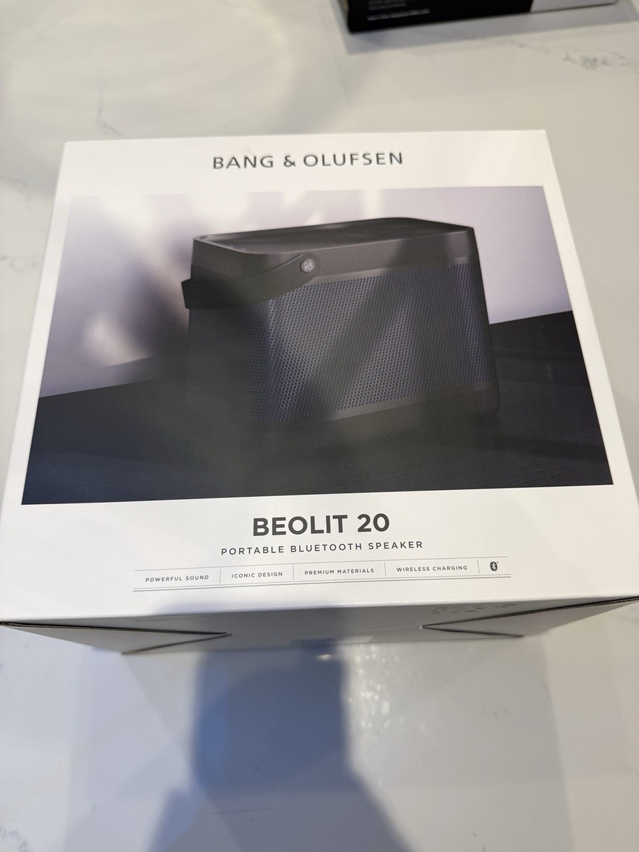 スピーカー・ウーファー Bang & Olufsen Beolit20 Black Anthracite BeoLit 20 - Bluetooth speaker « B&O – Luxussound